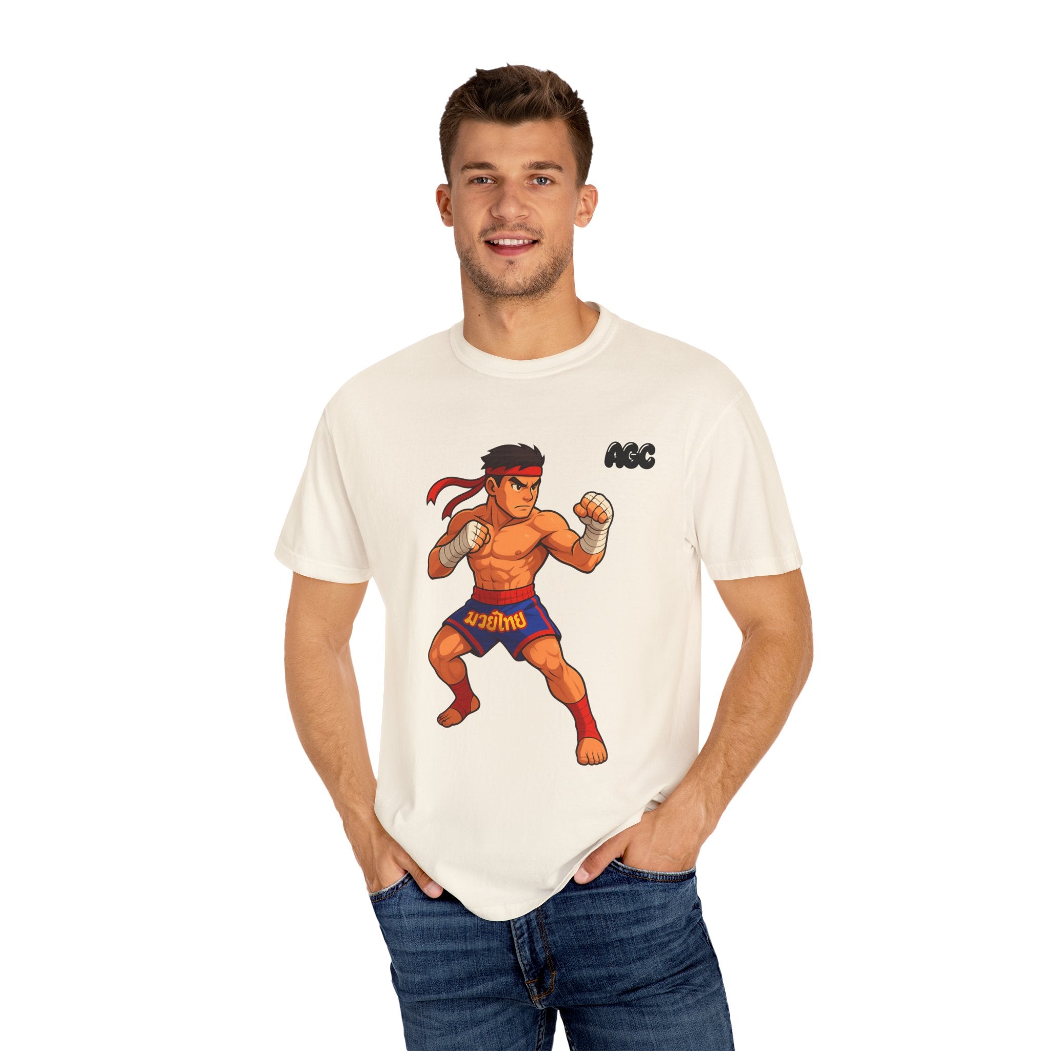 Retro Muay Thai Graphic T-Shirt - Unisex