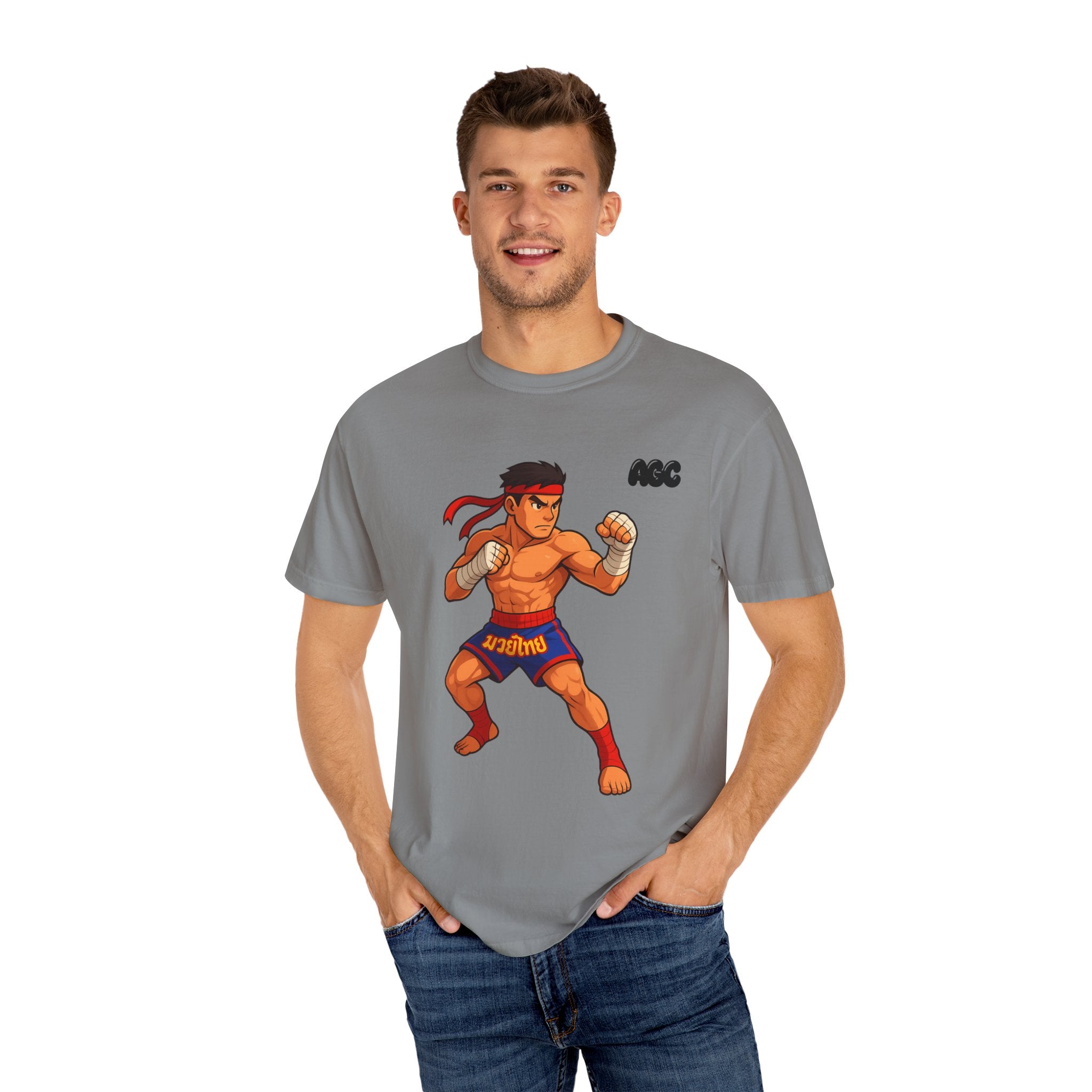 Retro Muay Thai Graphic T-Shirt - Unisex