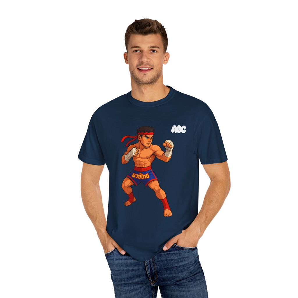Retro Muay Thai Graphic T-Shirt - Unisex