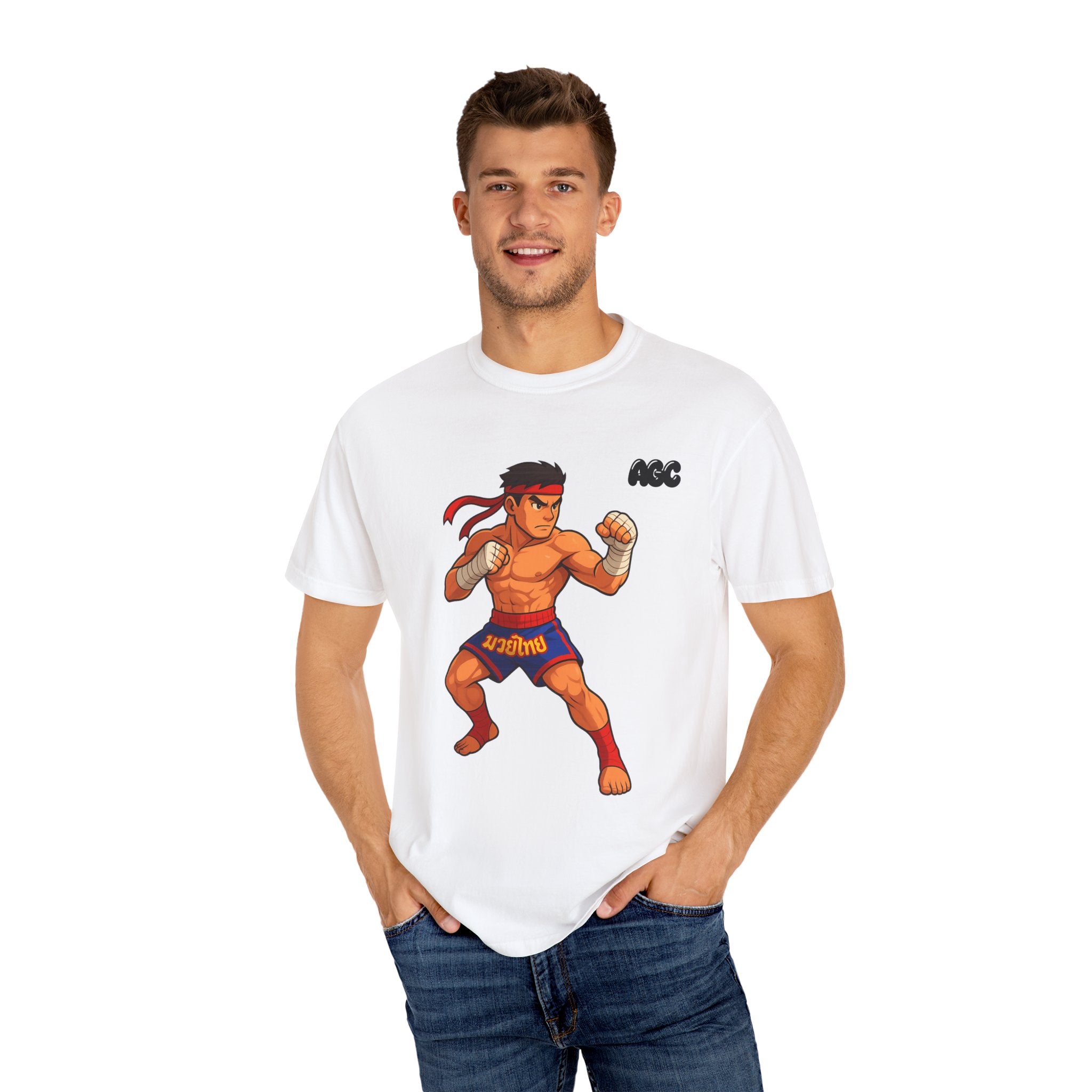 Retro Muay Thai Graphic T-Shirt - Unisex